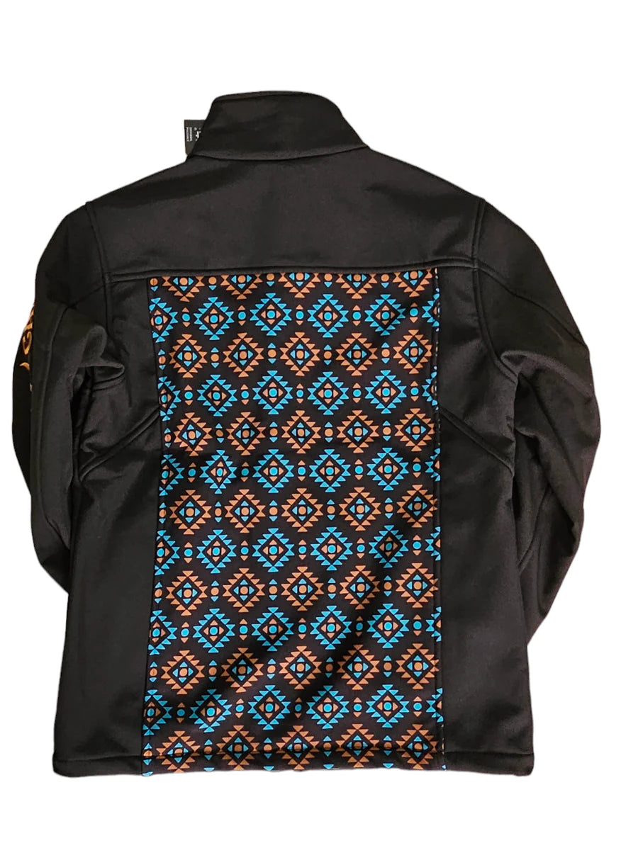 Lost Calf- Black Aztec Jacket