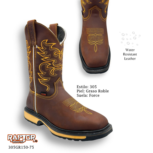 Raptor Boots - Graso Roble