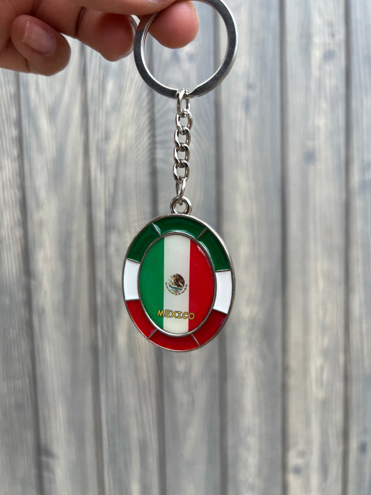 Oval Mexico Keychain