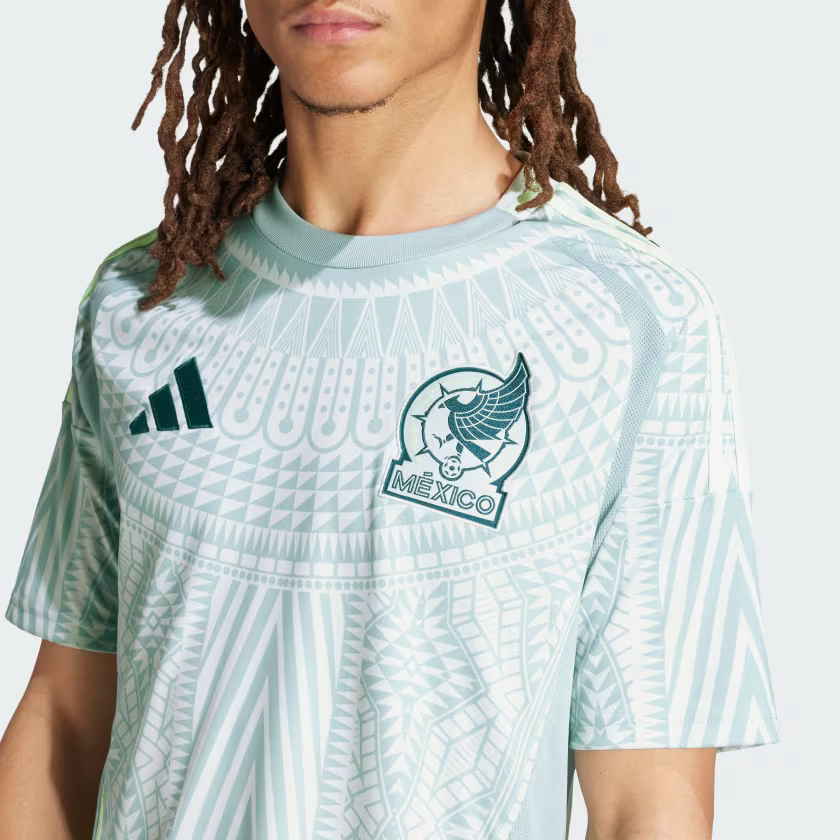 Adidas adults Mexico Away Jersey 2024 Lime Green