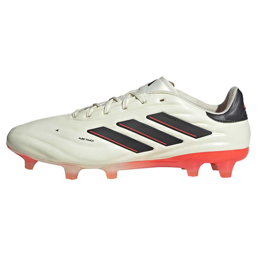 adidas Copa Pure 2 Elite Firm Ground soccer cleats in the color white/ivory. unisex