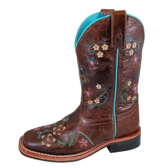 Smoky Mountain Girls Floralie Western Boots - Square Toe