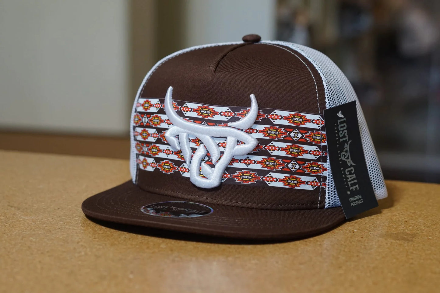 Lost Calf Cap- Koda Brown/White