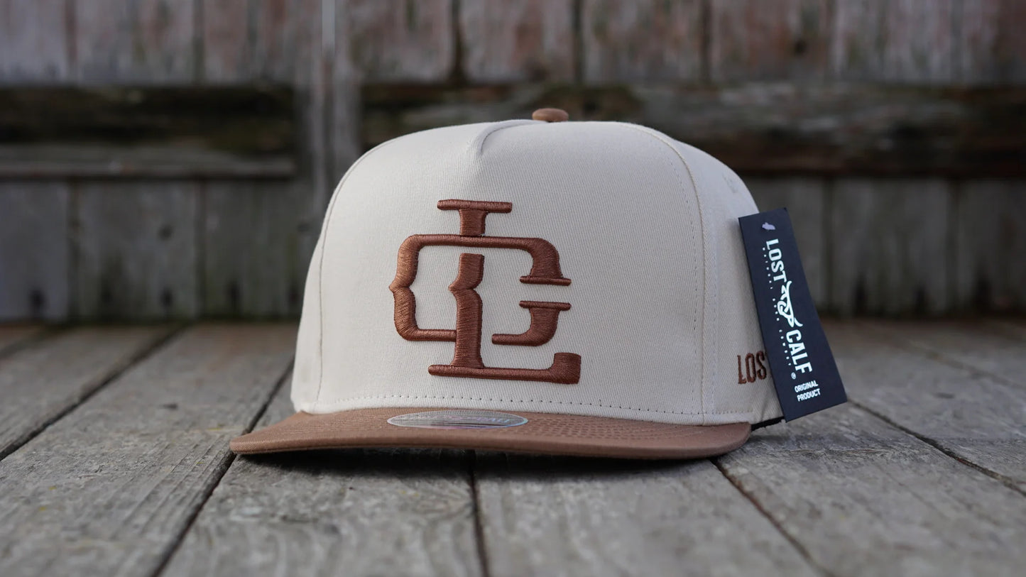 Lost Calf Cap- LC Logo Brown