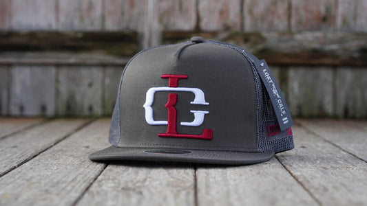 Lost Calf Cap- LC Logo Charcoal